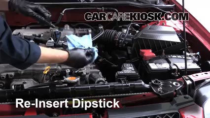 Transmission Fluid Level Check Nissan Sentra (2000-2006) - 2002 Nissan